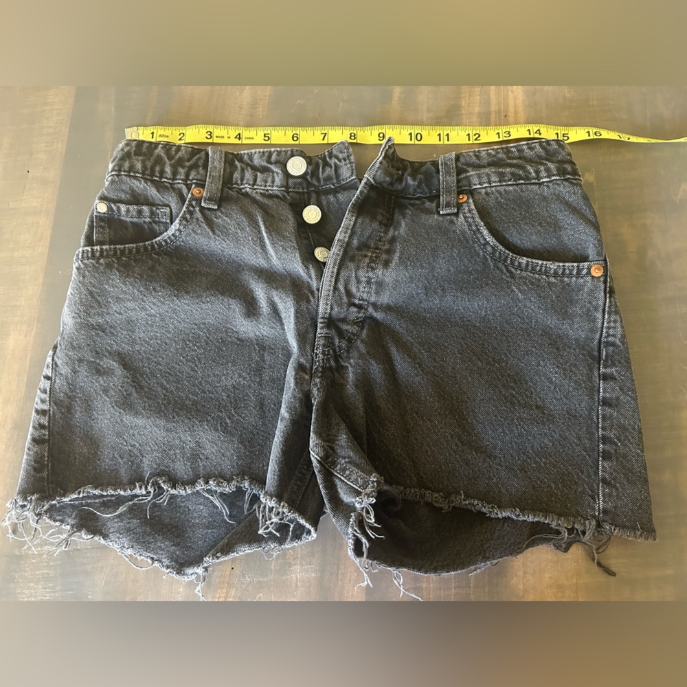Black Jeans Shorts
